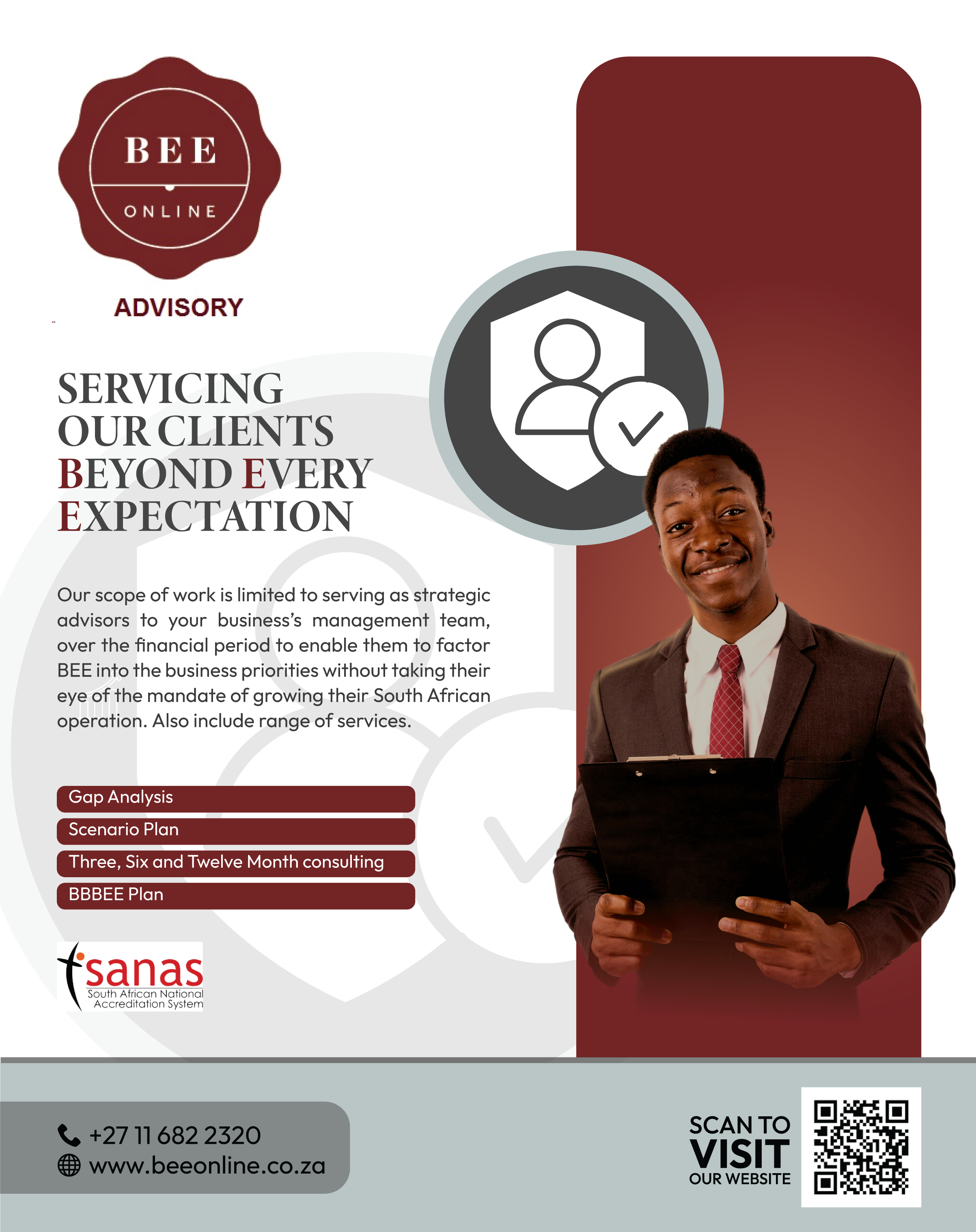 BEE Online Advisory (Pty) Ltd full-page advert 1