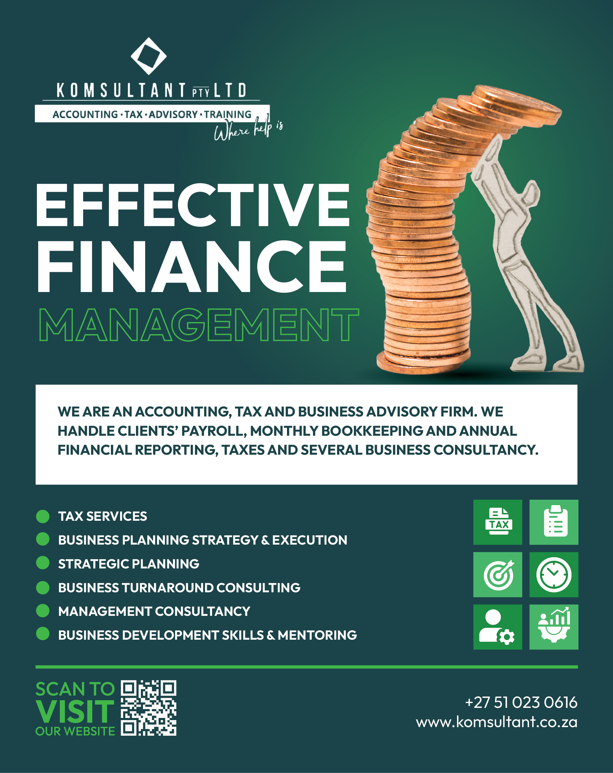 Komsultant (Pty) Ltd full-page advert 1