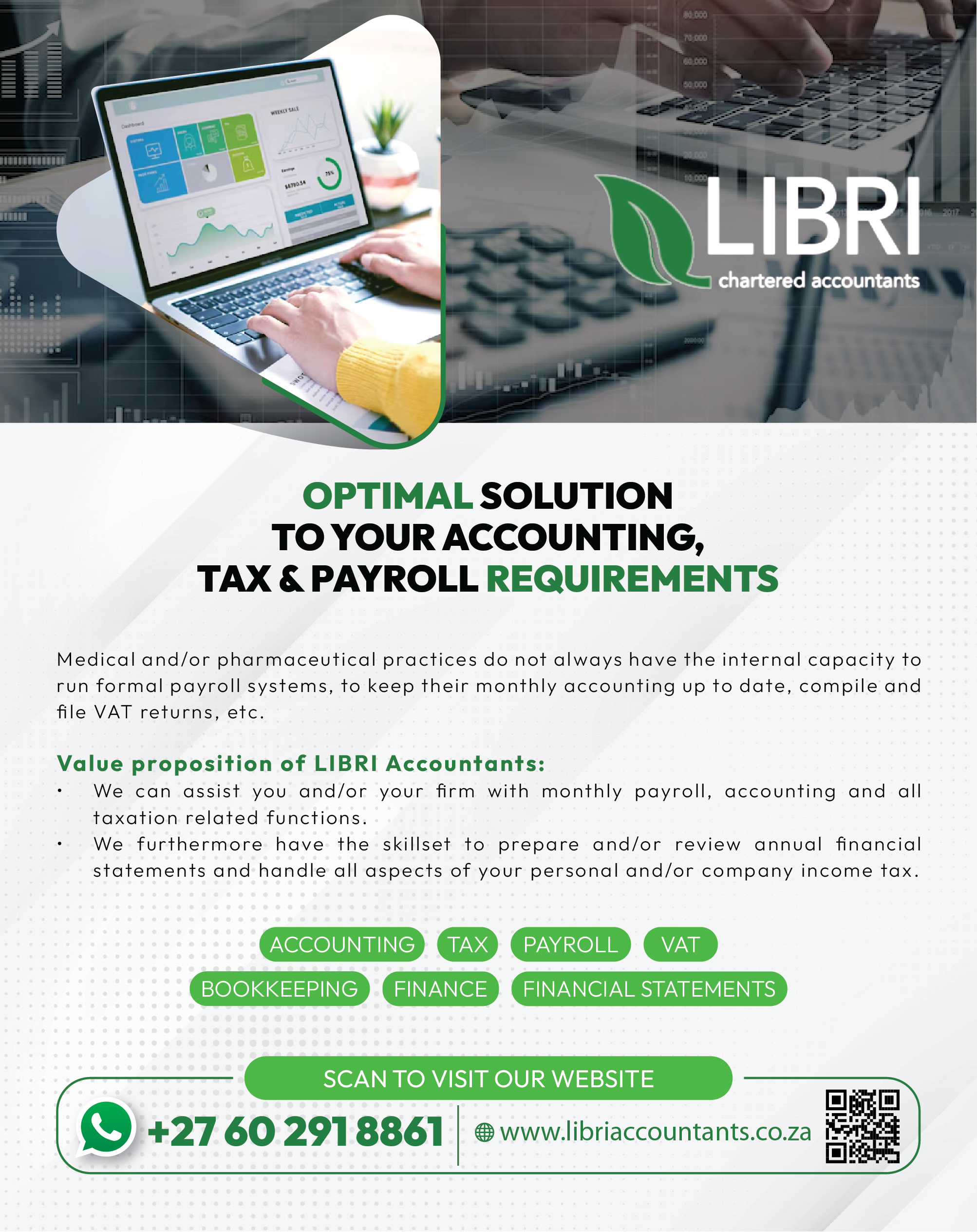 LIBRI Accountants client advert 1