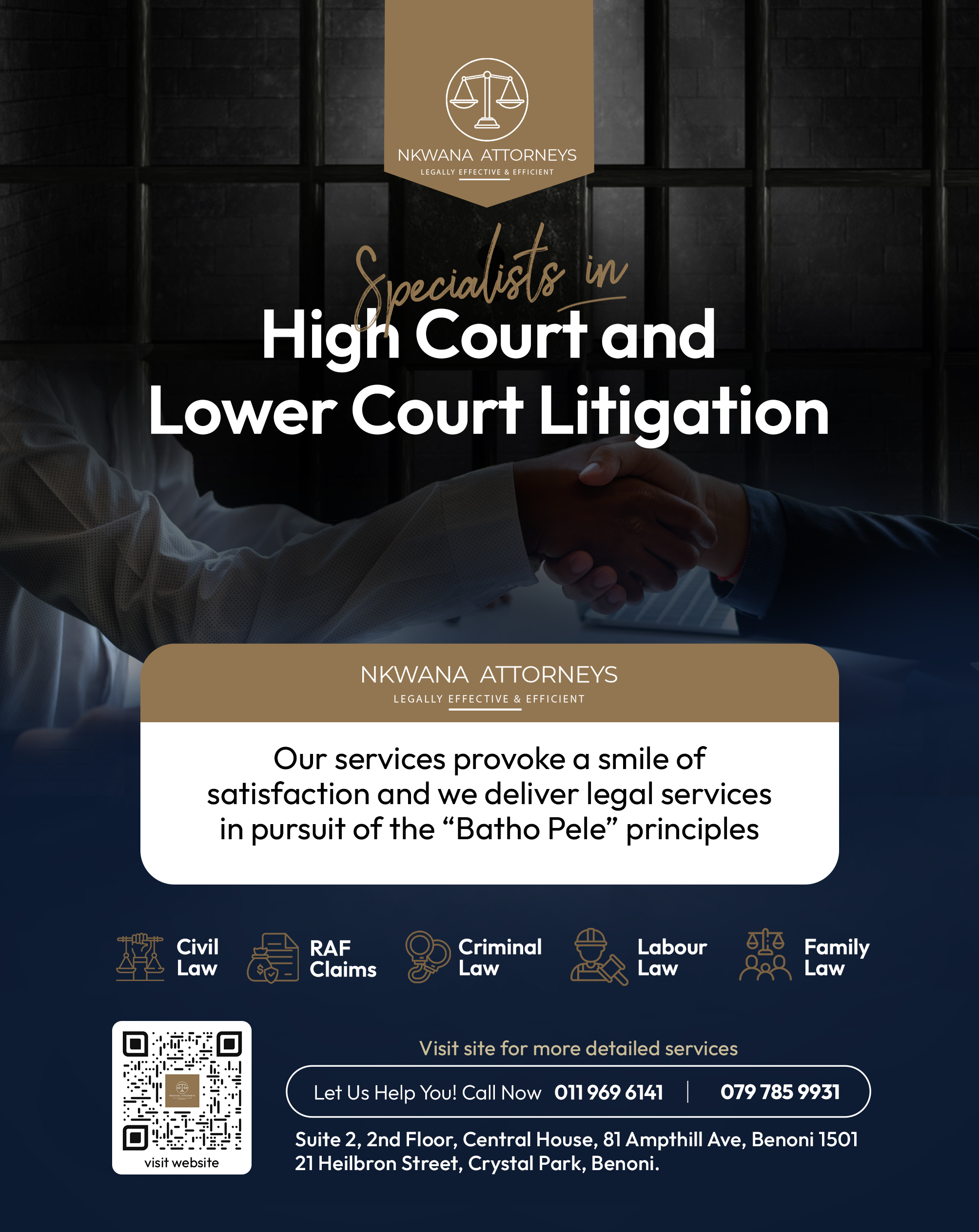 L Nkwana Attorneys client advert 1