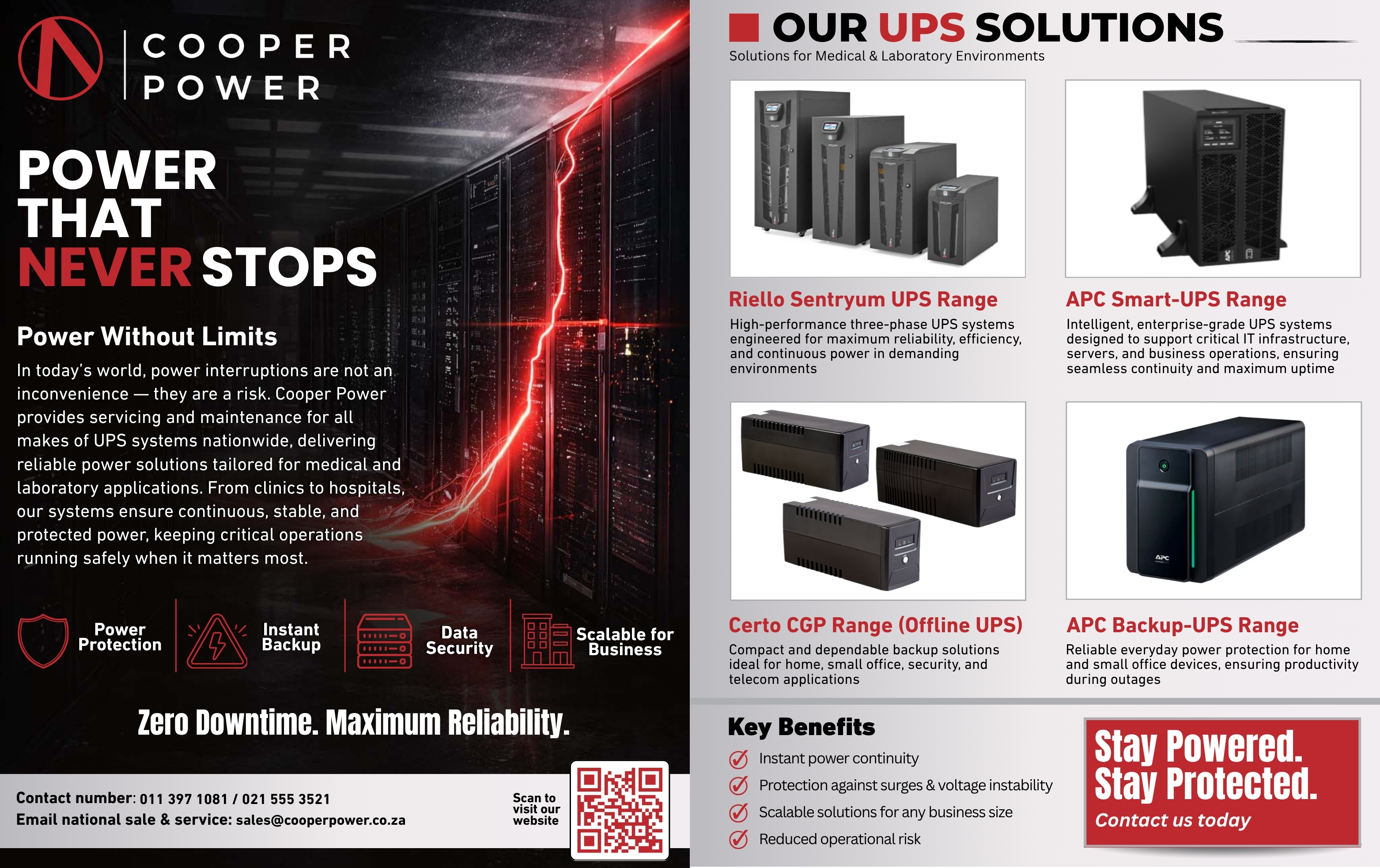 Cooper Power (Pty) Ltd client advert 1