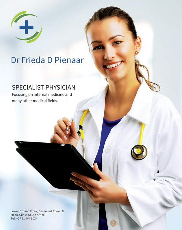 Dr Frieda D Pienaar company artwork